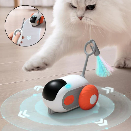 USB Remote Control Self-Moving Interactive Cat Car Toy