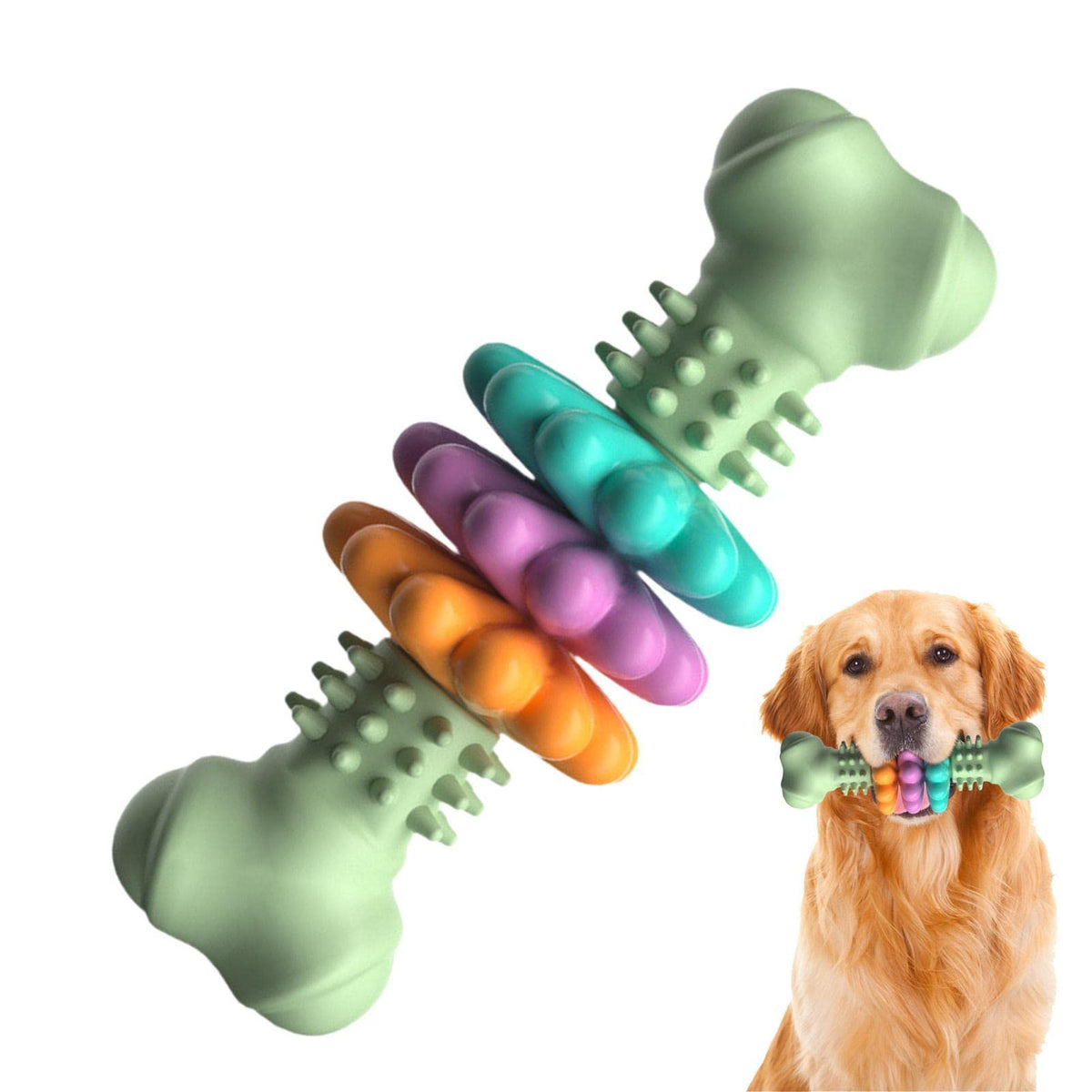 Indestructible TPR Bone Chew Toy