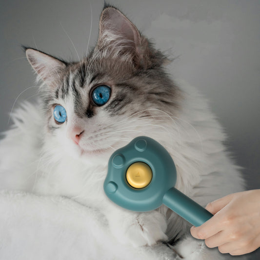 Pet Self-Cleaning Needle Cute Handle Comb