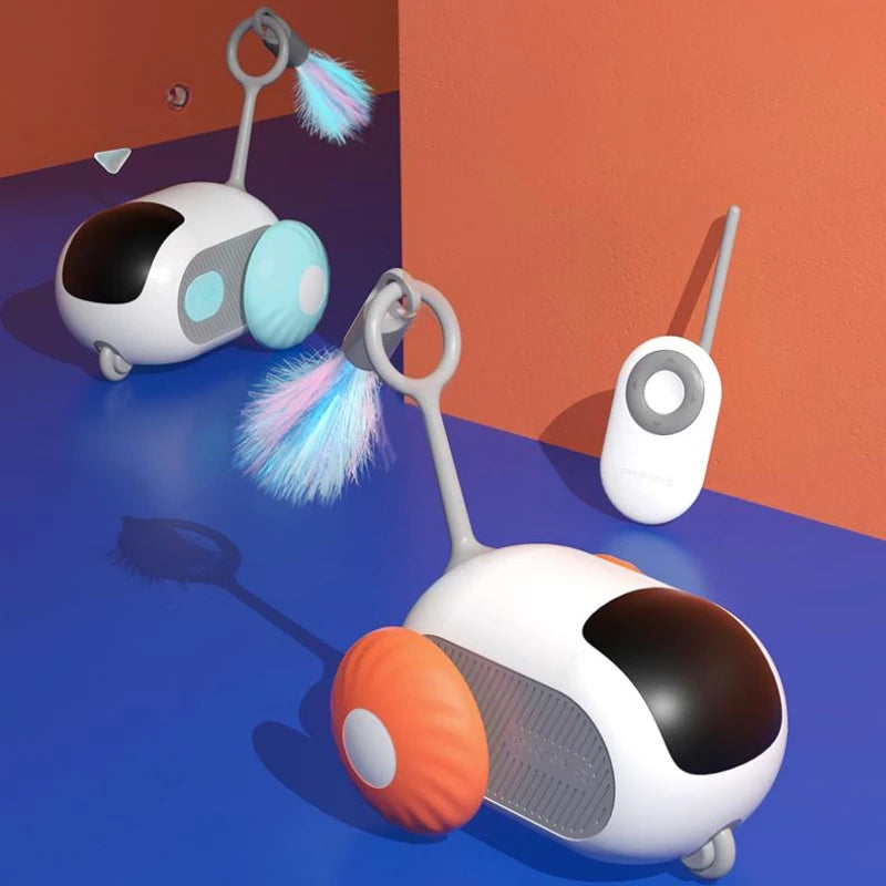USB Remote Control Self-Moving Interactive Cat Car Toy
