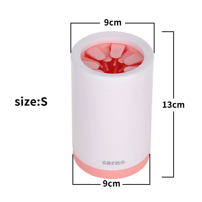 Portable Soft Silicone Pet Paw Cleaner Comb