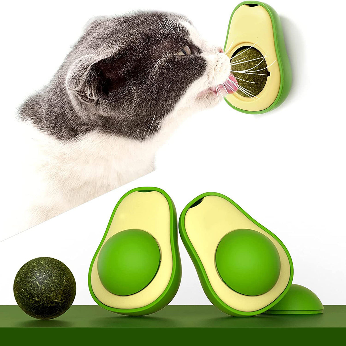 Cute Avocado Catnip Cat Toy