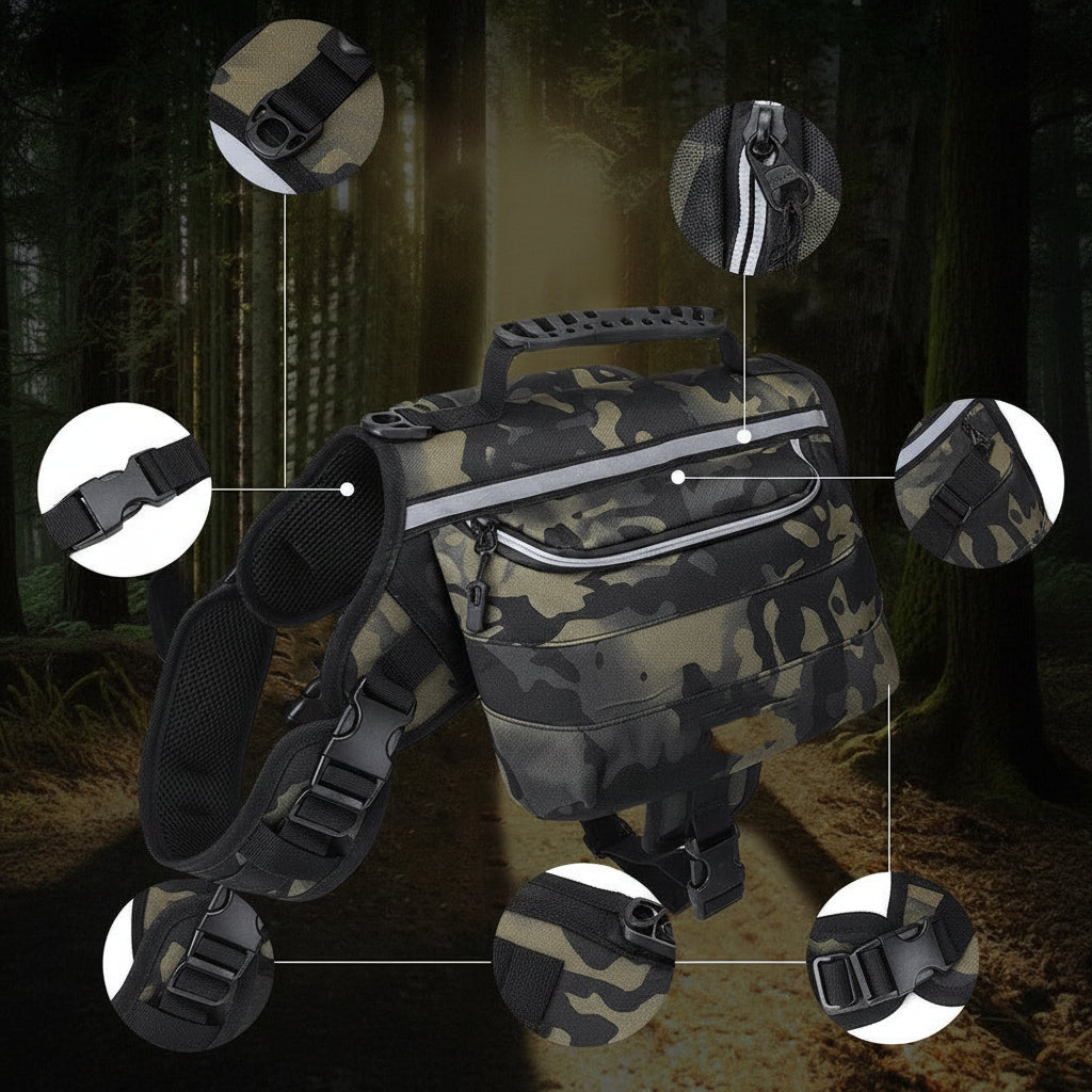 Outdoor Large Dog Backpack for Pets