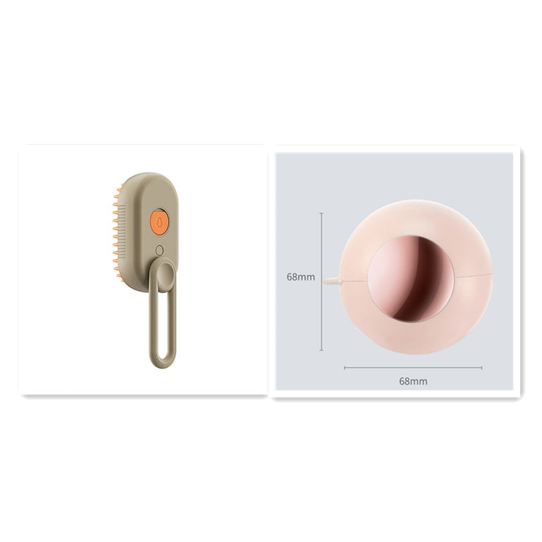 3-in-1  Electric Pet Steam Brush