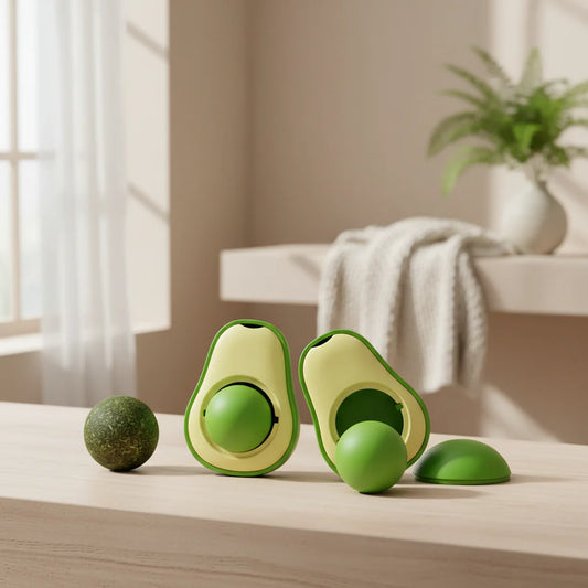 Cute Avocado Catnip Cat Toy