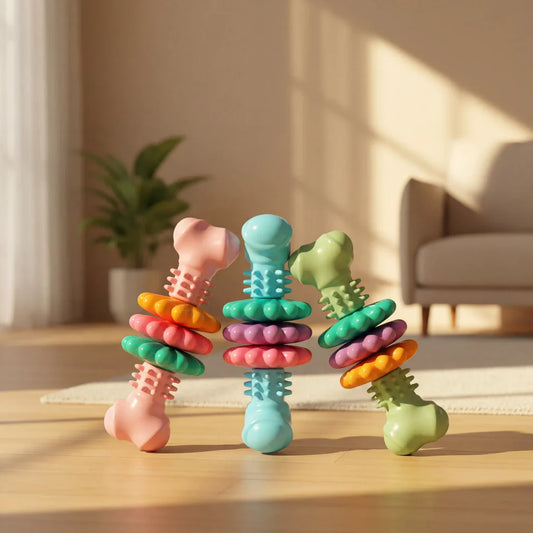 Indestructible TPR Bone Chew Toy