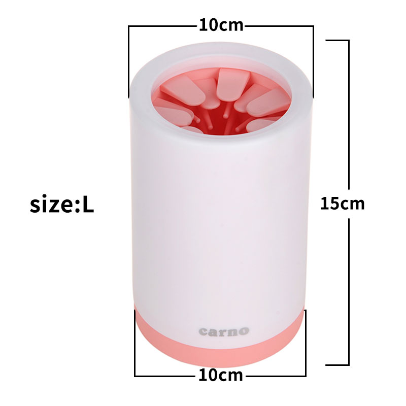 Portable Soft Silicone Pet Paw Cleaner Comb