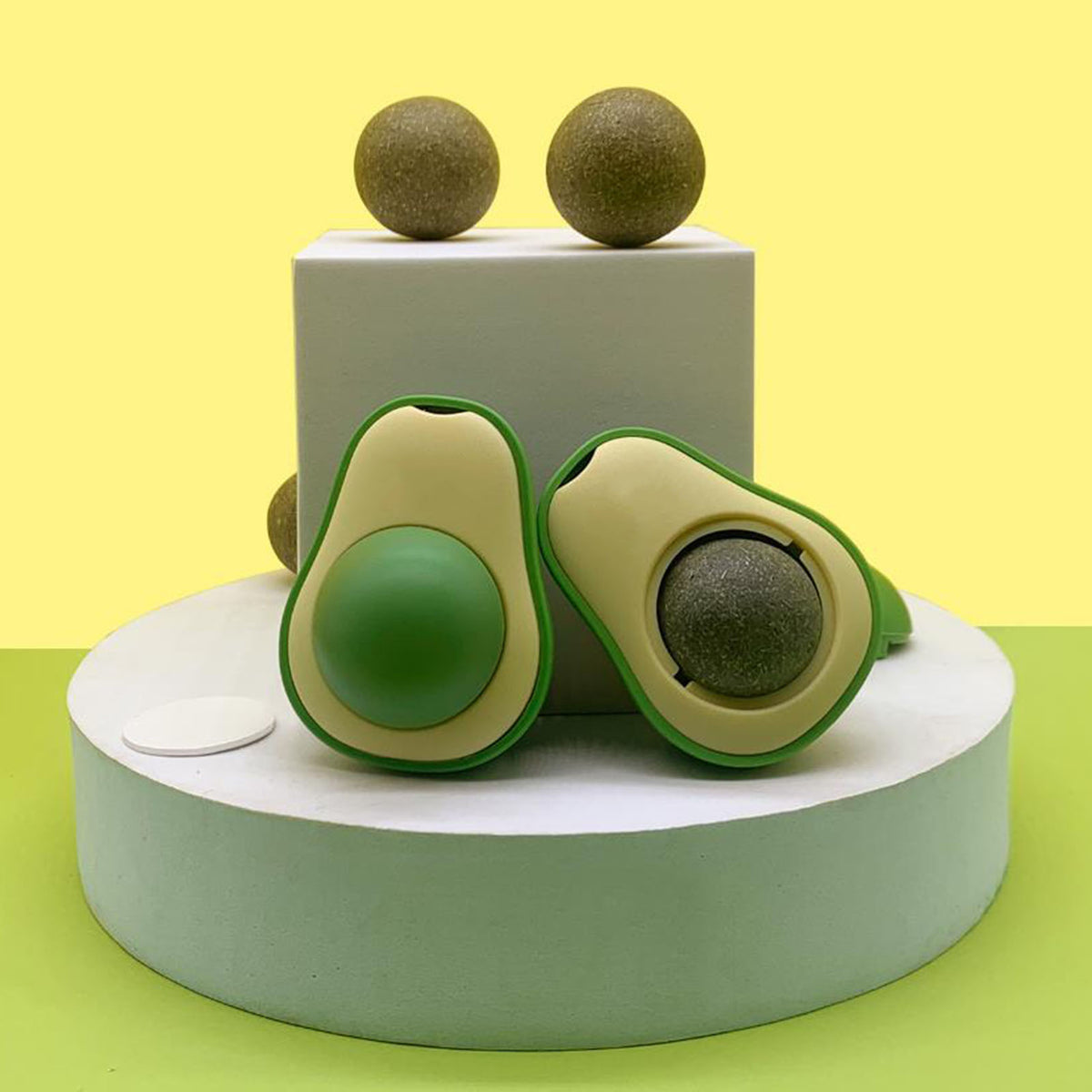 Cute Avocado Catnip Cat Toy