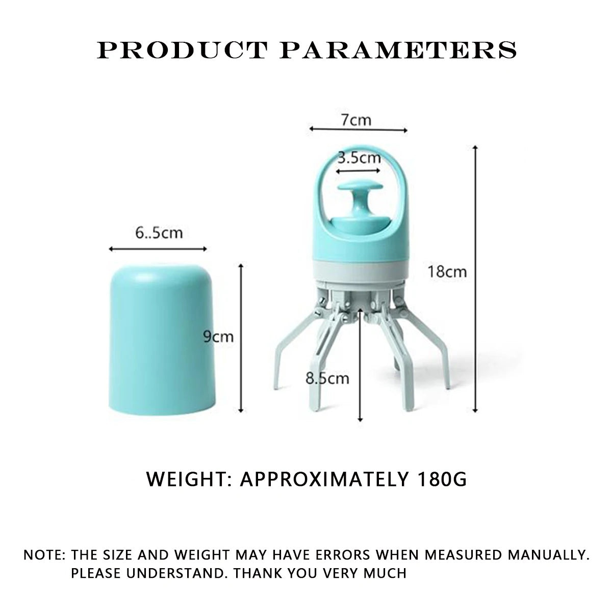 Portable Dog Poop Scooper With Built-in Dispenser